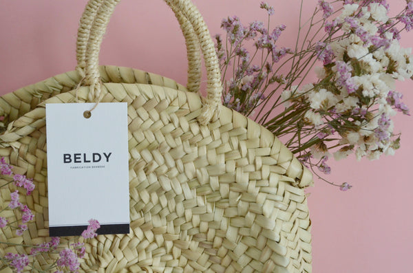 panier rond osier Beldy