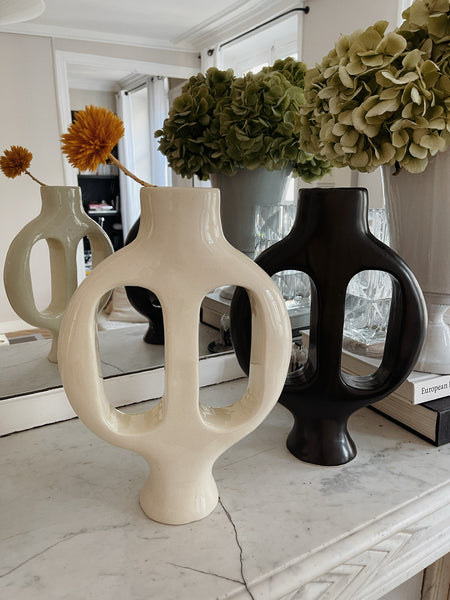 Vase CLEO noir