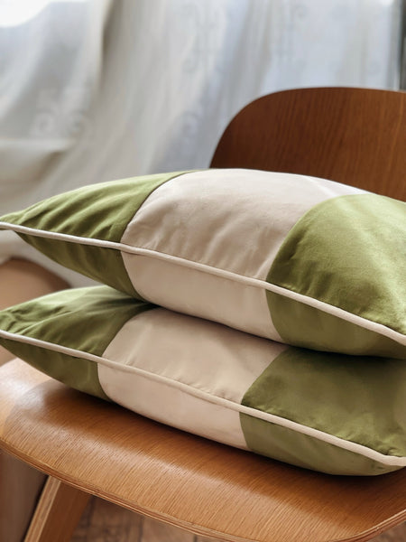 Green/White Velvet - BELDY