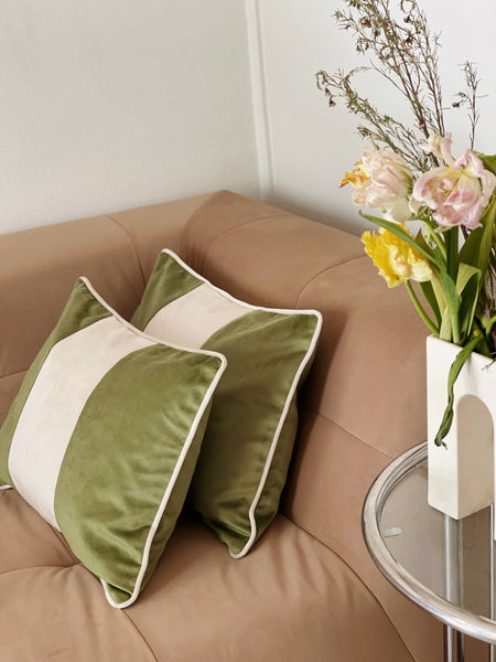 Green/White Velvet - BELDY