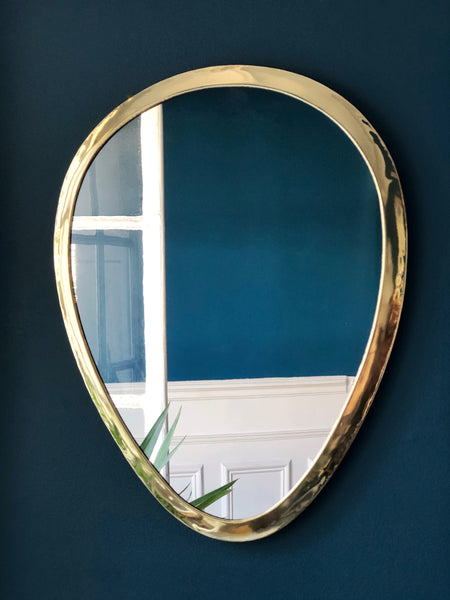 Miroir Ovoli en laiton - BELDY