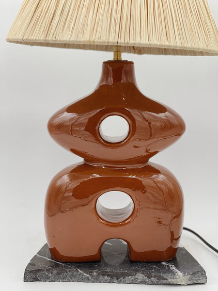 Lampe à poser URANIE Terracotta