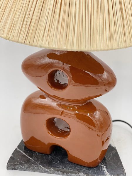 Lampe à poser URANIE Terracotta